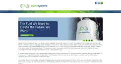 Desktop Screenshot of algaesystems.com